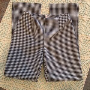 VINTAGE 90s Gingham Flare Pants